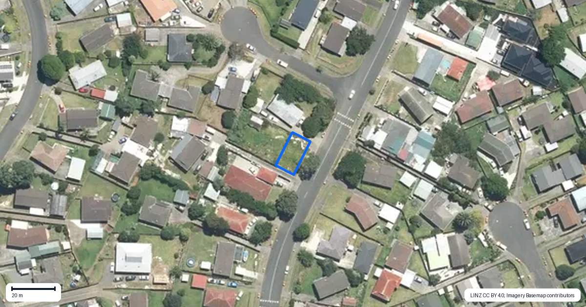 Property context map for 13A John Walker Drive, Manurewa, Auckland