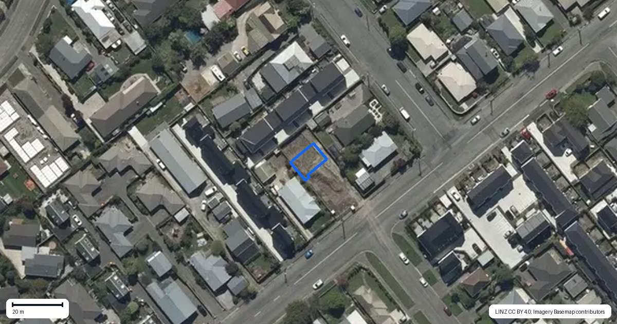 Property context map for 3/117 Edinburgh Street, Spreydon, Christchurch