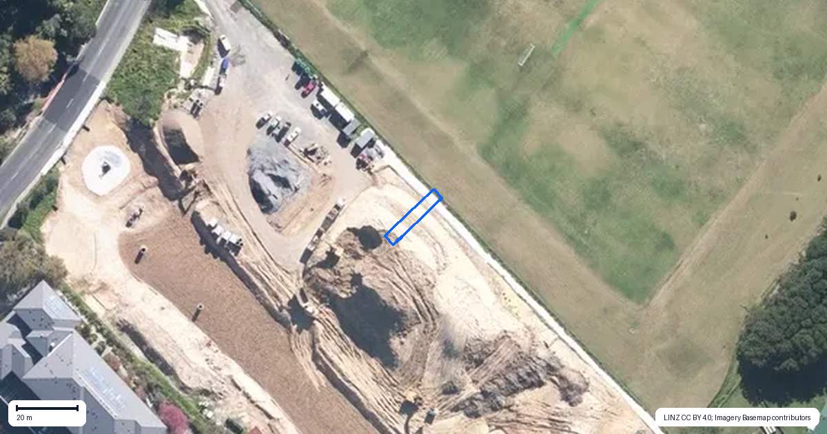 Property context map for 19 Taiko Lane, Glenfield, Auckland