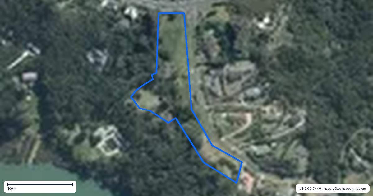 Property context map for 2 Matheson Road, Red Beach, Whangaparaoa