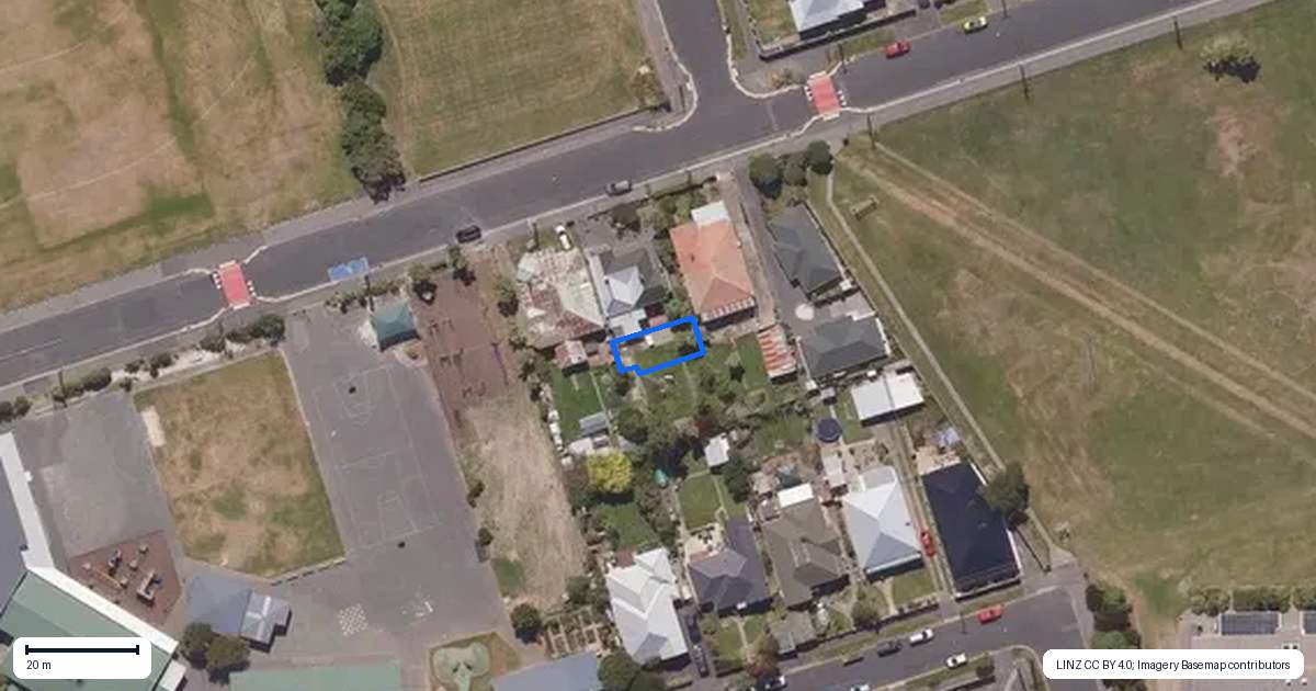 Property context map for 6/36 Marlow Street, Saint Kilda, Dunedin