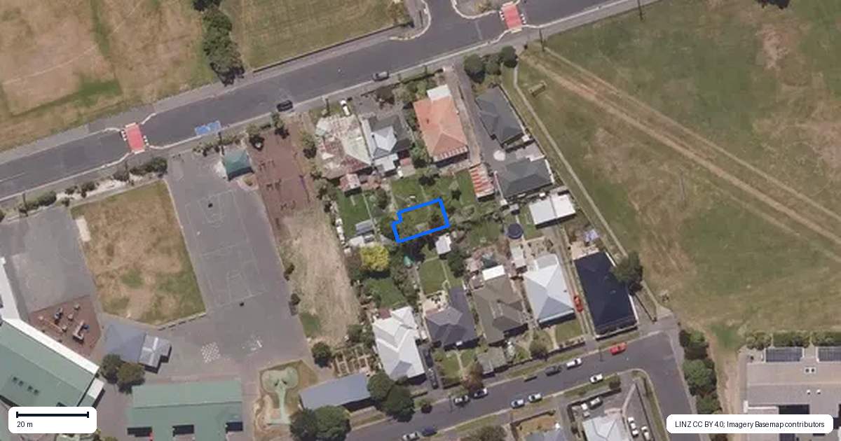 Property context map for 8/36 Marlow Street, Saint Kilda, Dunedin