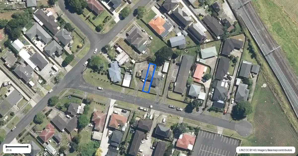 Property context map for 8 Gordon Road, Papatoetoe, Auckland
