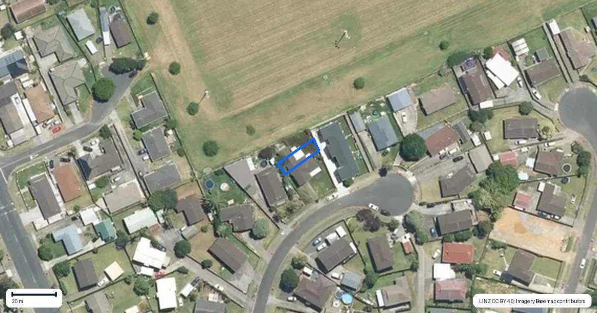Property context map for 16C Anglers Way, Wattle Downs, Auckland