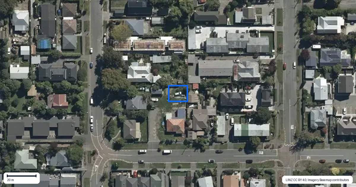 Property context map for 5/9 Gresford Street, Edgeware, Christchurch