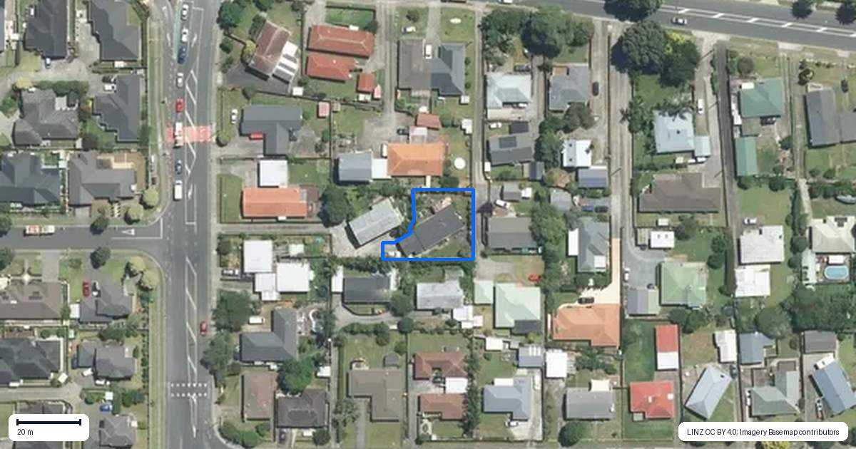 Property context map for 8B Chichester Drive, Rosehill, Papakura