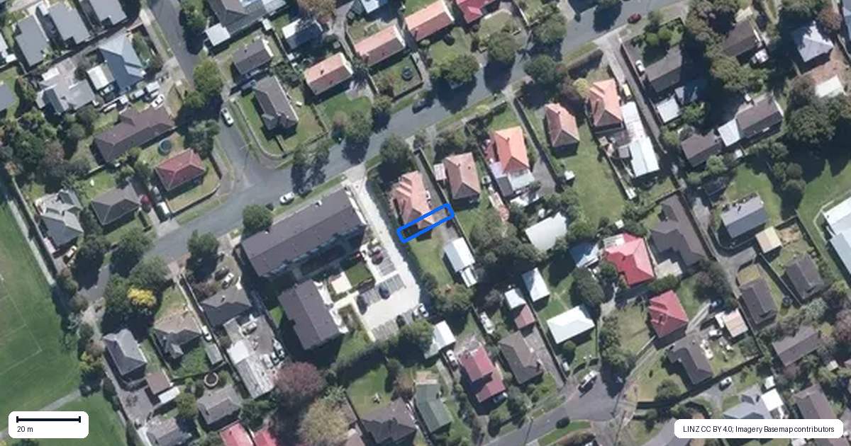 Property context map for 7/52 Taramea Street, Avondale, Auckland