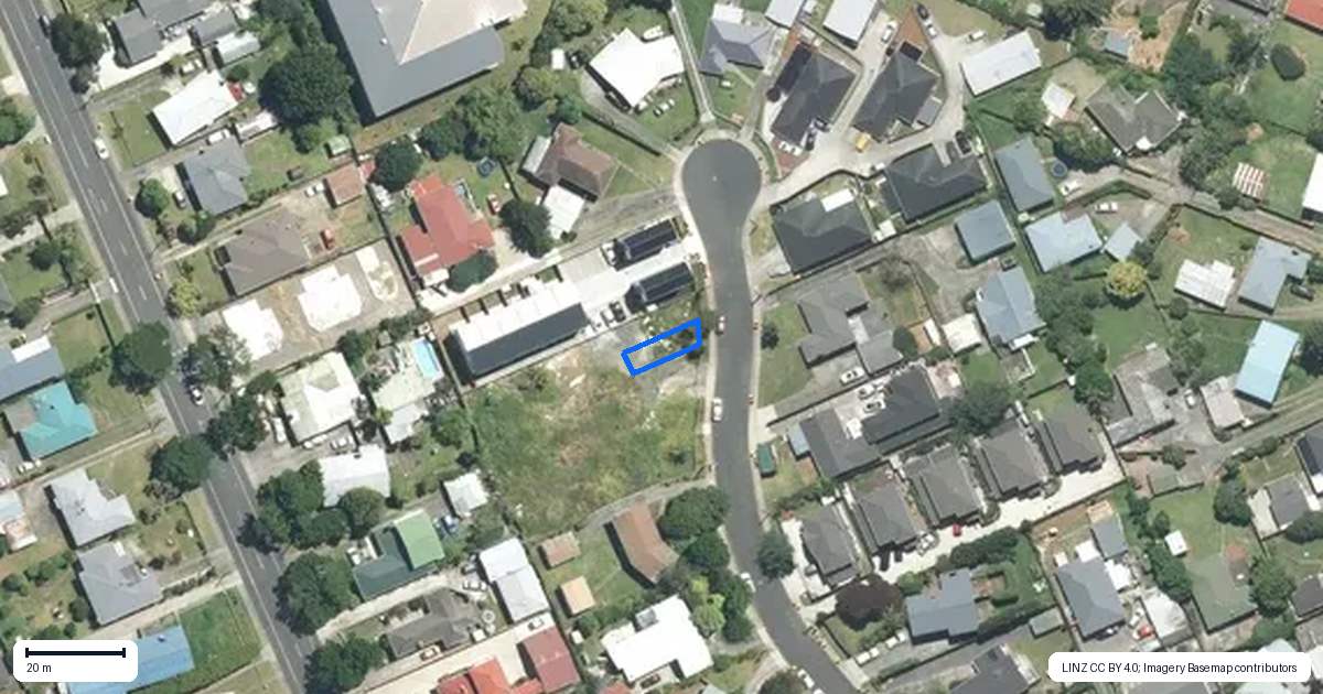 Property context map for 2/12 Clendon Place, Manurewa, Auckland