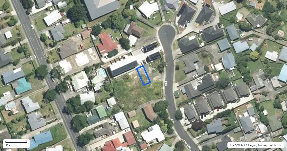 Property context map for 4/12 Clendon Place, Manurewa, Auckland