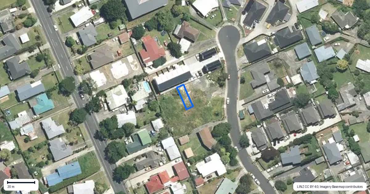 Property context map for 6/12 Clendon Place, Manurewa, Auckland