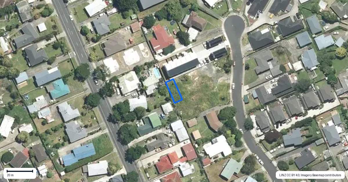 Property context map for 9/12 Clendon Place, Manurewa, Auckland
