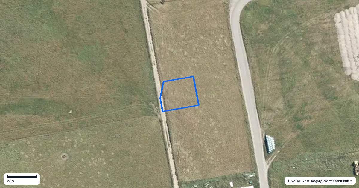 Property context map for 16 Cunningham Street, Rangiora