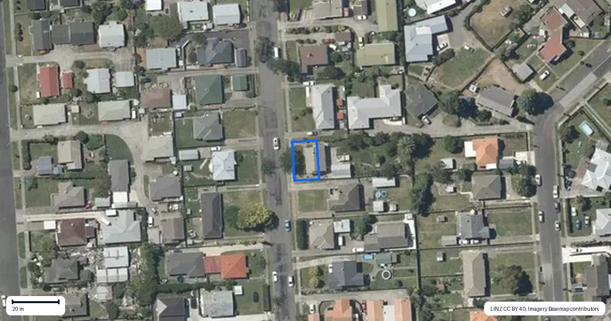 Property context map for 18 Bedford Road, Marewa, Napier