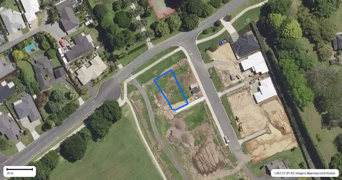 Property context map for 4 Manawanui Place, Omokoroa