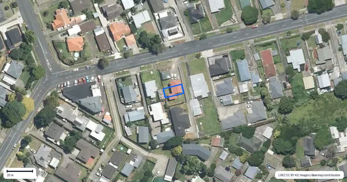 Property context map for 3/36 Halsey Road, Manurewa, Auckland