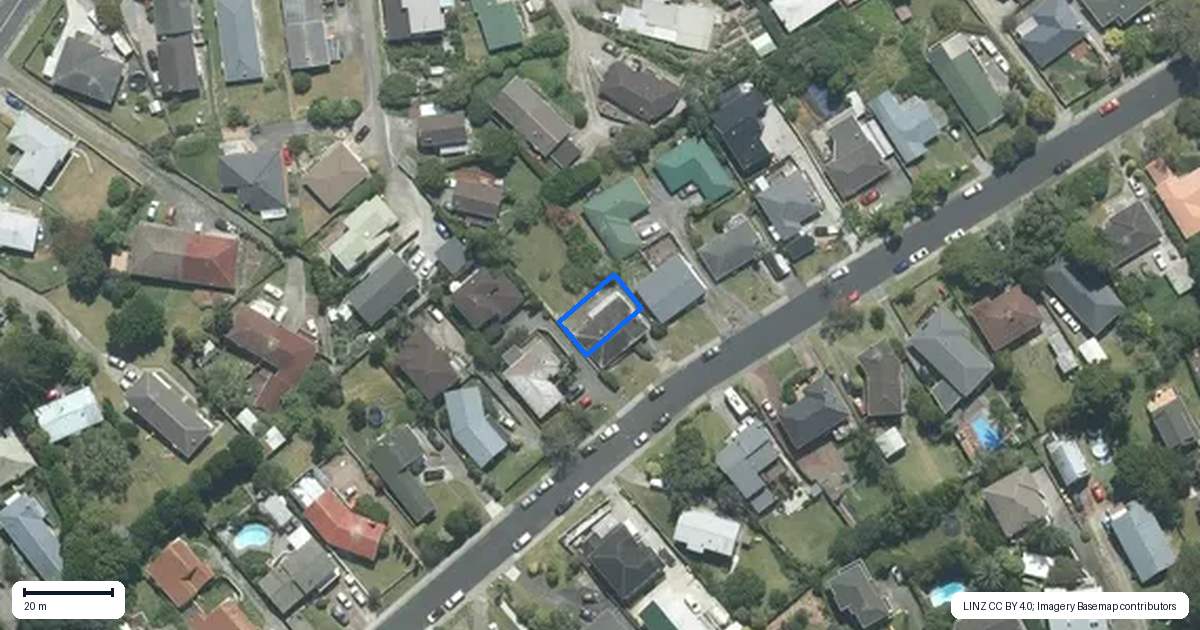 Property context map for 58B Marlborough Avenue, Glenfield, Auckland