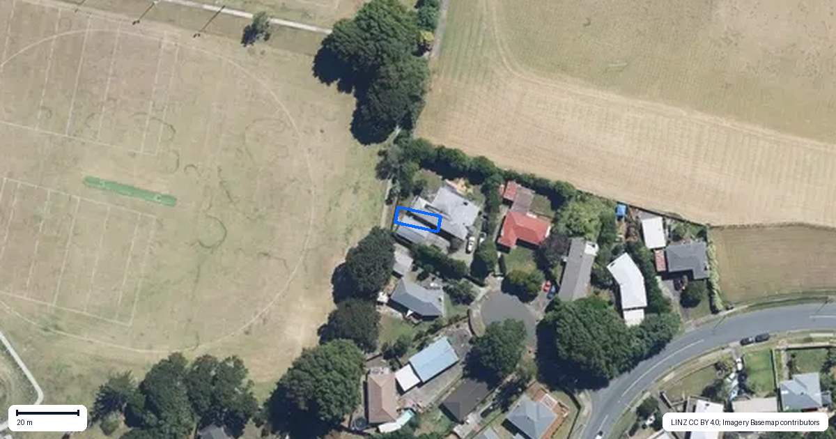 Property context map for 8/7 Cindy Place, Pakuranga, Auckland