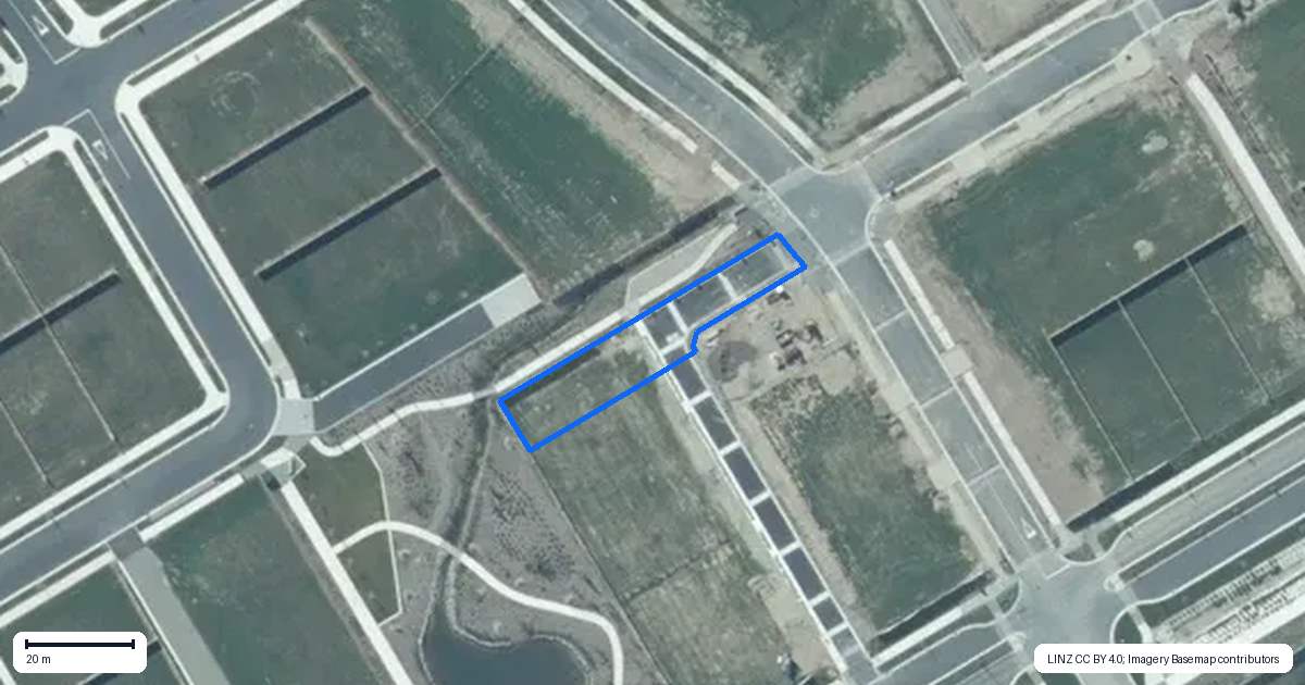 Property context map for 13 Viridis Lane, Rolleston