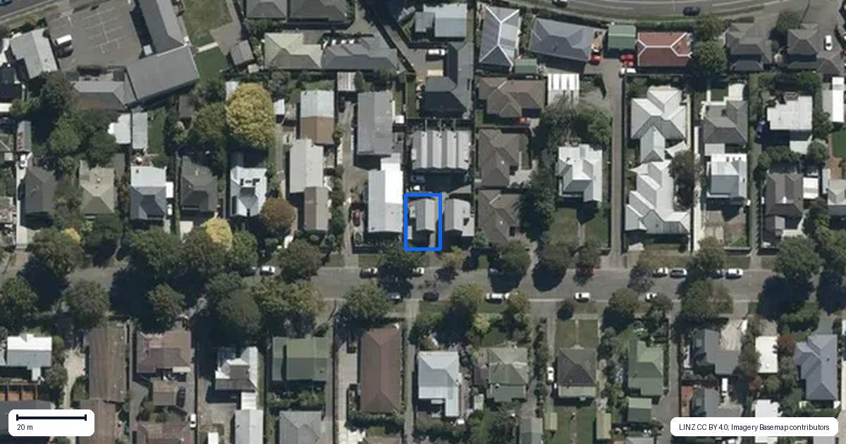 Property context map for 31 Oxley Avenue, St Albans, Christchurch