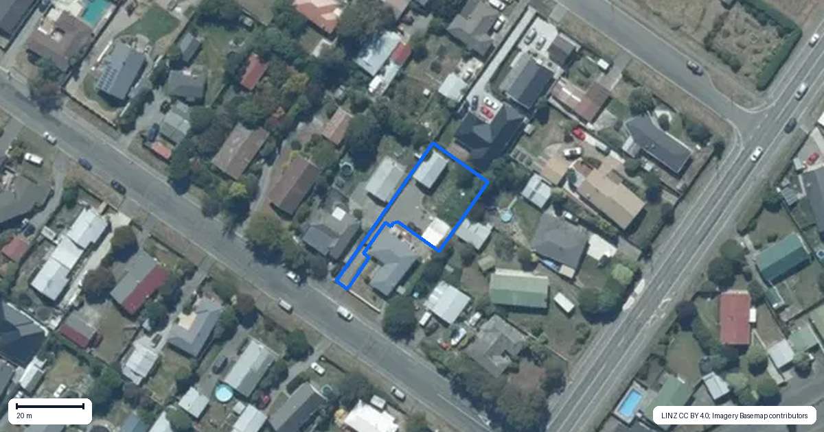 Property context map for 4A Elizabeth Street, Rolleston