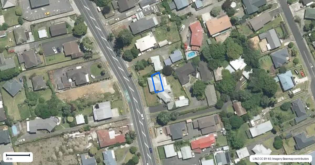 Property context map for 2/24 Great South Road, Manurewa, Auckland