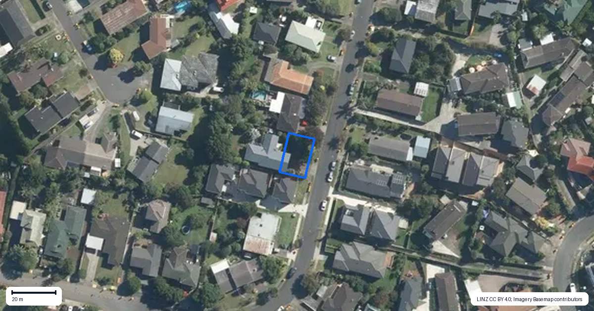 Property context map for 17A Sorrel Crescent, Bucklands Beach, Auckland