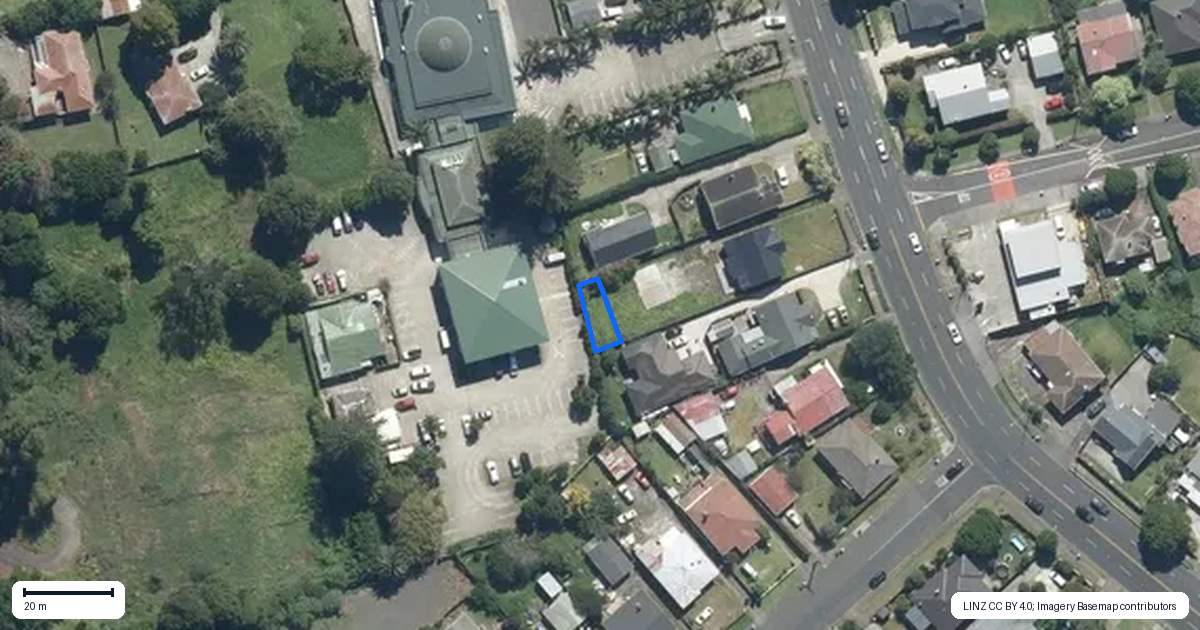 Property context map for 10/629 Great South Road, Otahuhu, Auckland