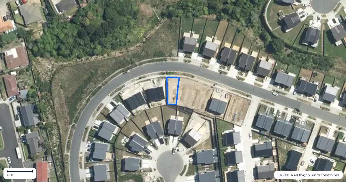 Property context map for 50B Crestview Rise, Papakura