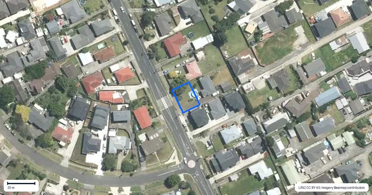 Property context map for 21A Rimu Road, Manurewa, Auckland