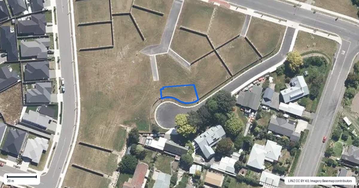 Property context map for 10 Booker Lane, Kaiapoi