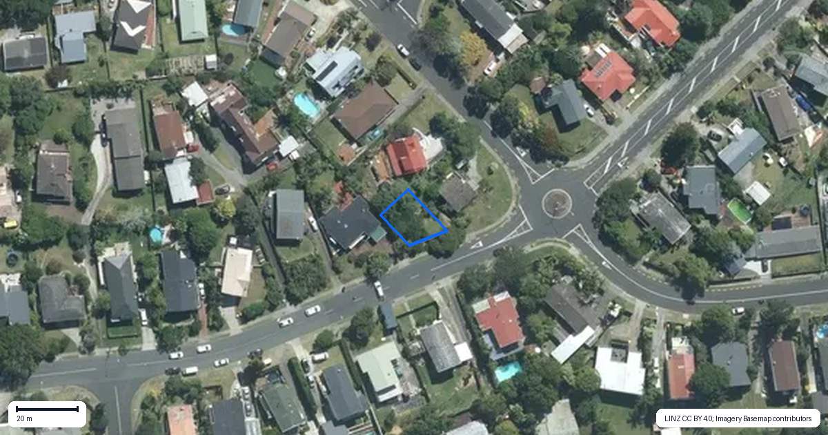 Property context map for 175B Glamorgan Drive, Torbay, Auckland