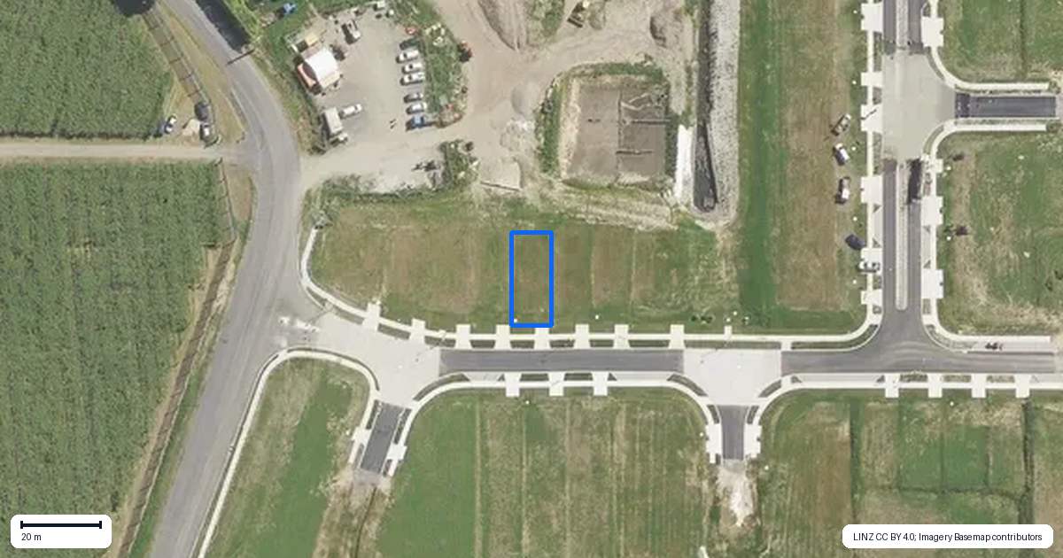 Property context map for 9 Te Rerenga Rise, Te Puke