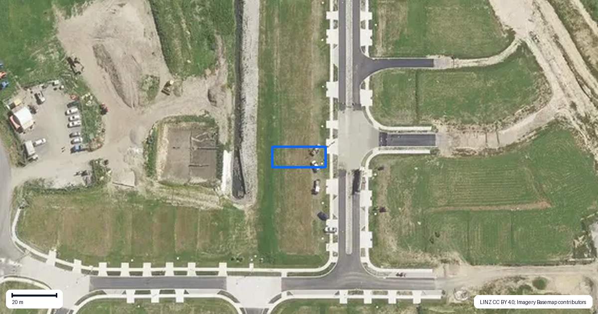 Property context map for 11 Whataroa Crescent, Te Puke