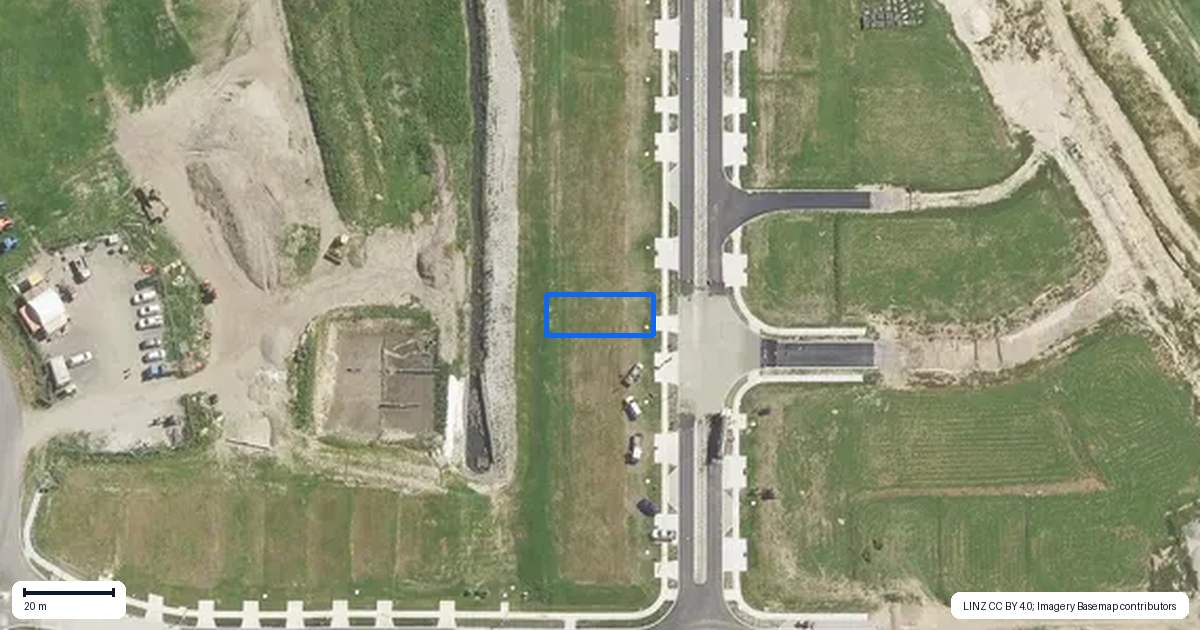 Property context map for 15 Whataroa Crescent, Te Puke