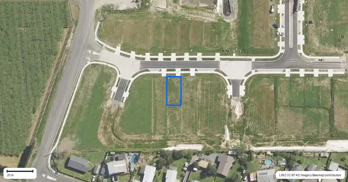 Property context map for 8 Te Rerenga Rise, Te Puke