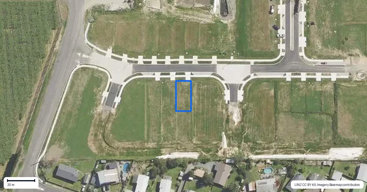 Property context map for 10 Te Rerenga Rise, Te Puke