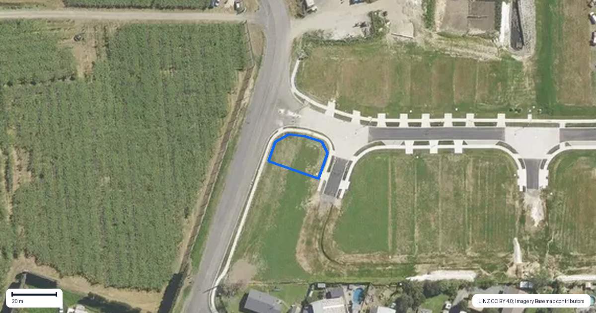 Property context map for 2 Kirikiri Grove, Te Puke