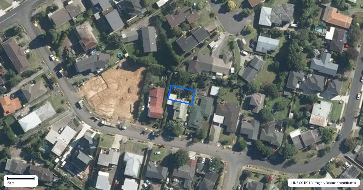 Property context map for 33B Sorrel Crescent, Bucklands Beach, Auckland