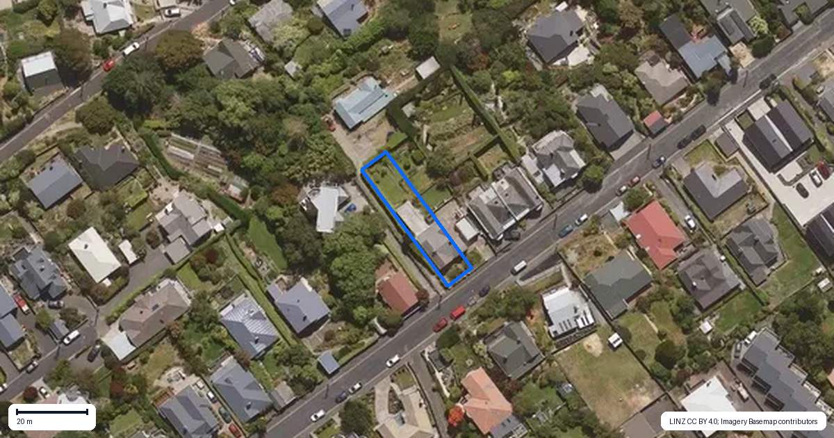 Property context map for 60A Ann Street, Kaikorai, Dunedin