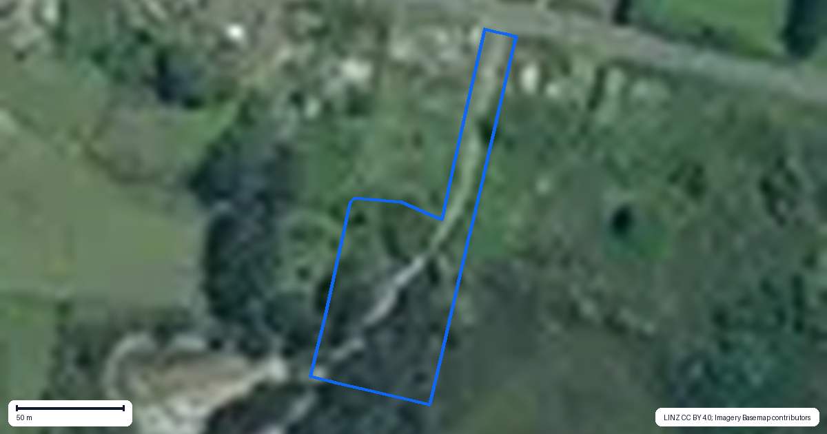 Property context map for 5318 State Highway 12, Kaikohe