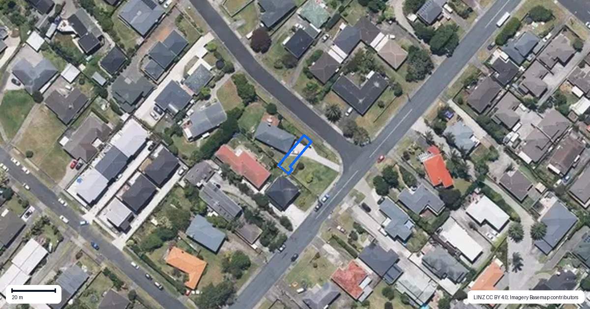 Property context map for 3/2 Landop Terrace, Howick, Auckland