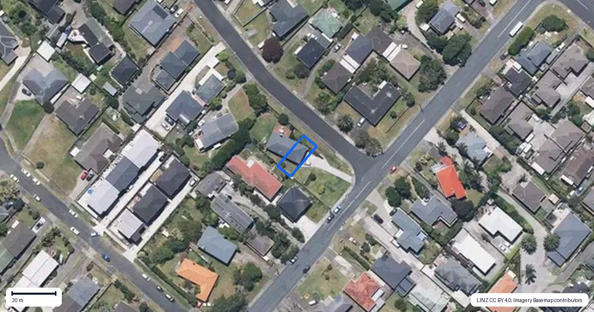 Property context map for 4/2 Landop Terrace, Howick, Auckland