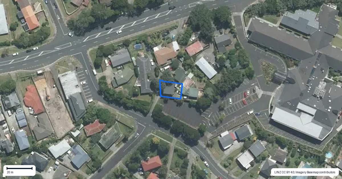 Property context map for 1/6A View Road, Wairau Valley, Auckland