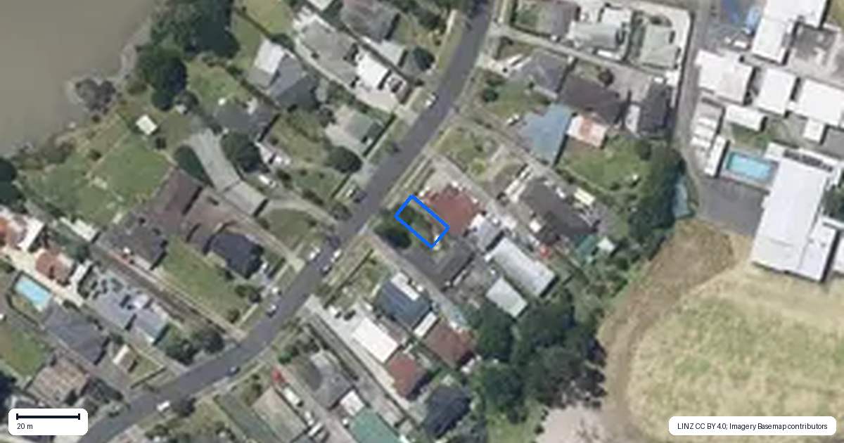 Property context map for 1/42 Millen Avenue, Pakuranga, Auckland