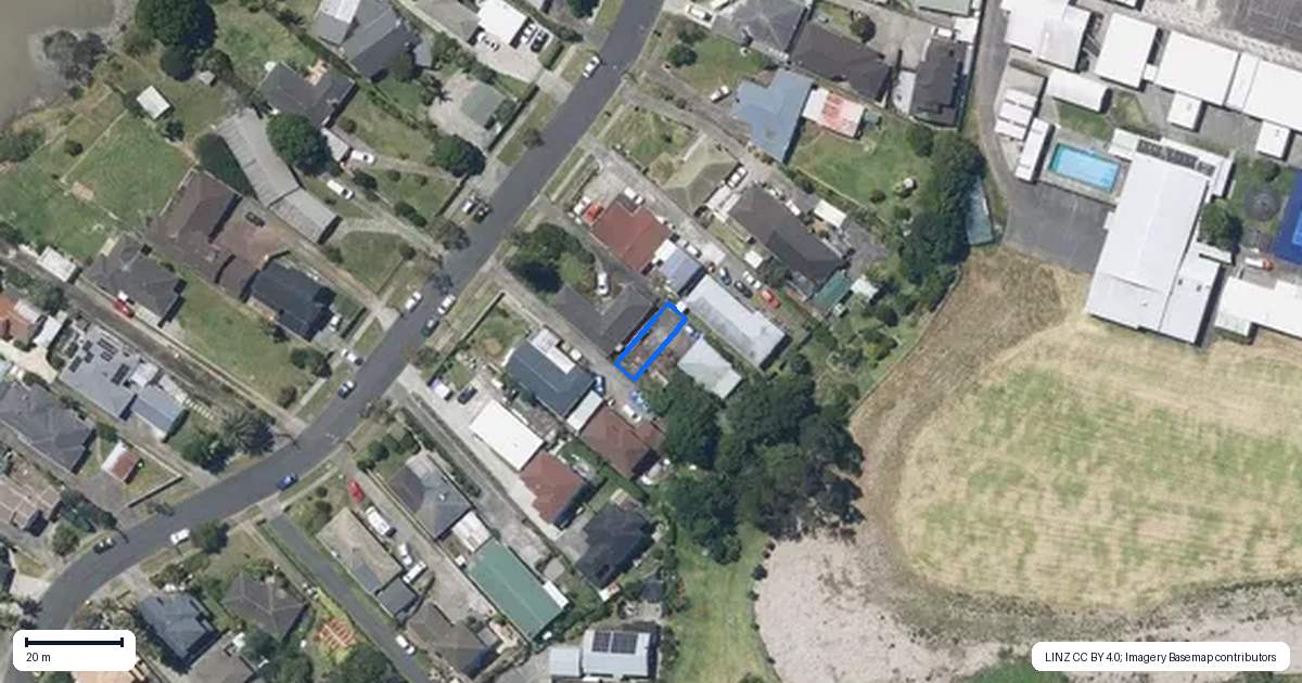 Property context map for 4/42 Millen Avenue, Pakuranga, Auckland