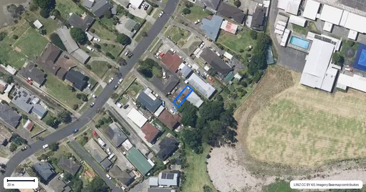 Property context map for 5/42 Millen Avenue, Pakuranga, Auckland