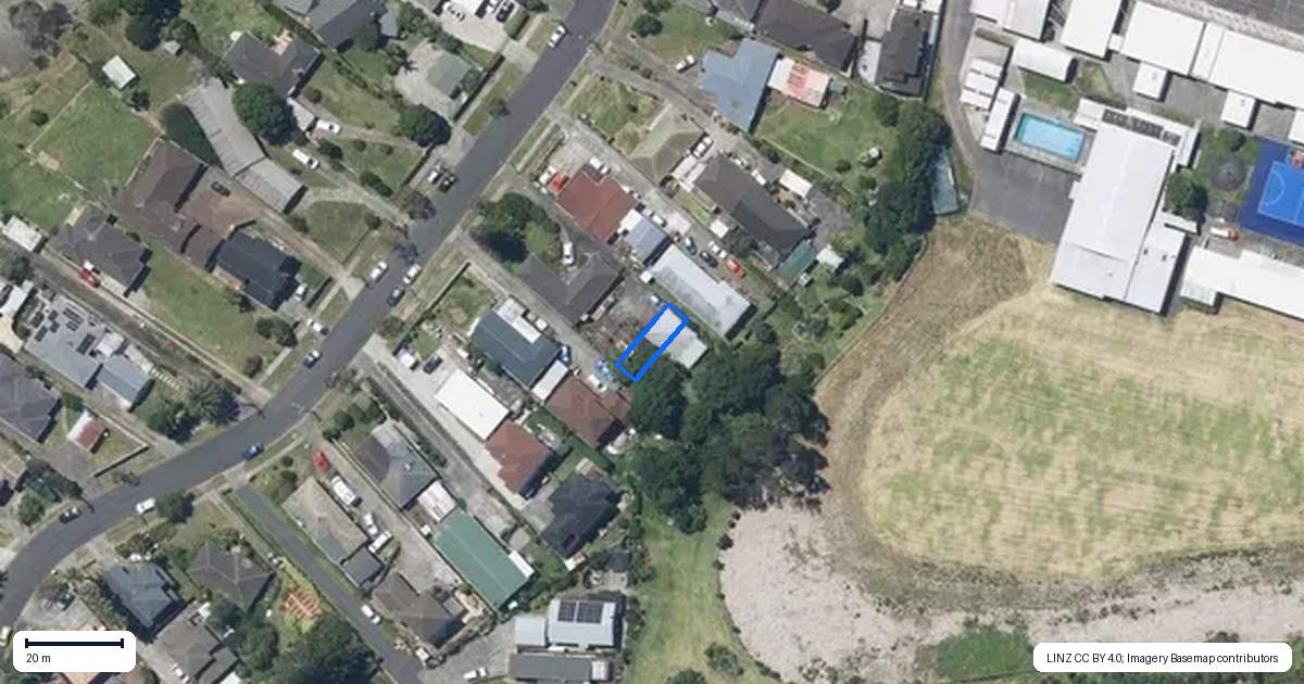 Property context map for 6/42 Millen Avenue, Pakuranga, Auckland