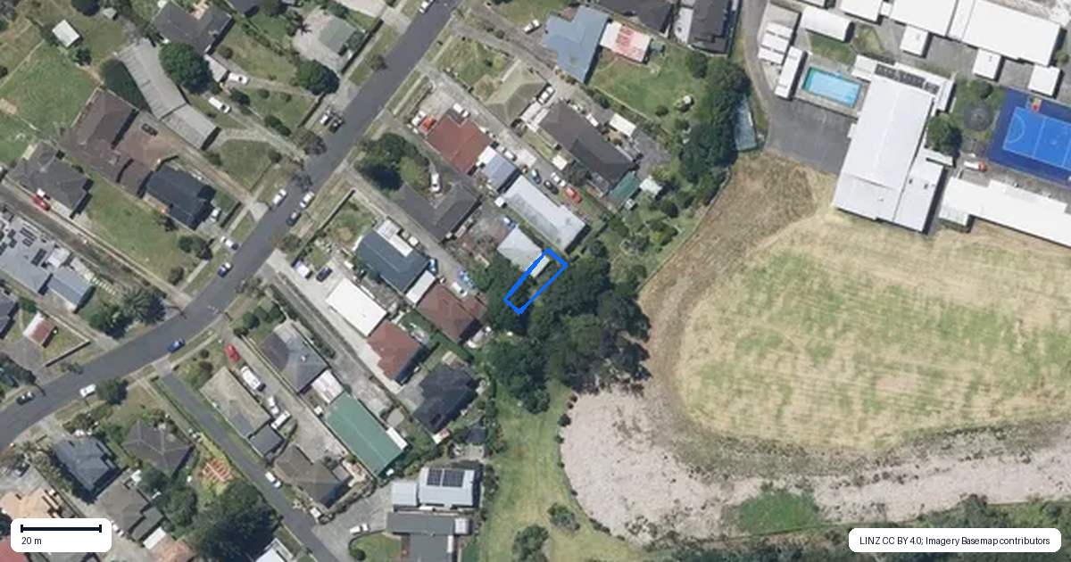 Property context map for 8/42 Millen Avenue, Pakuranga, Auckland