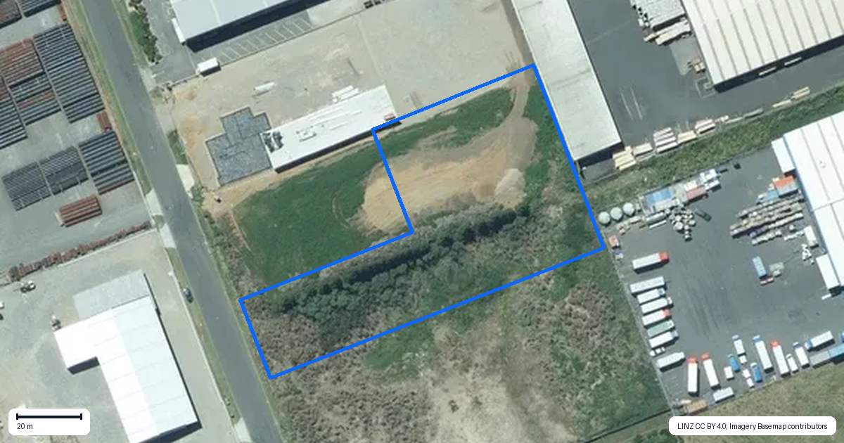 Property context map for 25A Swans Road, Bell Block, New Plymouth