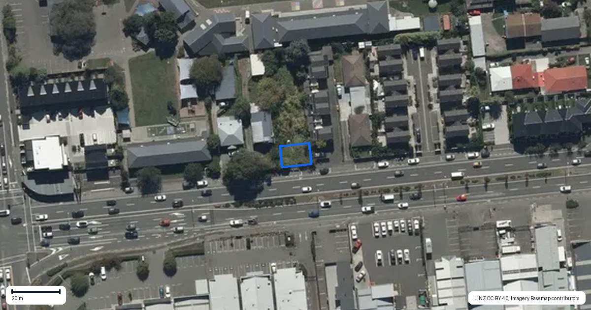 Property context map for 1/46 Blenheim Road, Riccarton, Christchurch